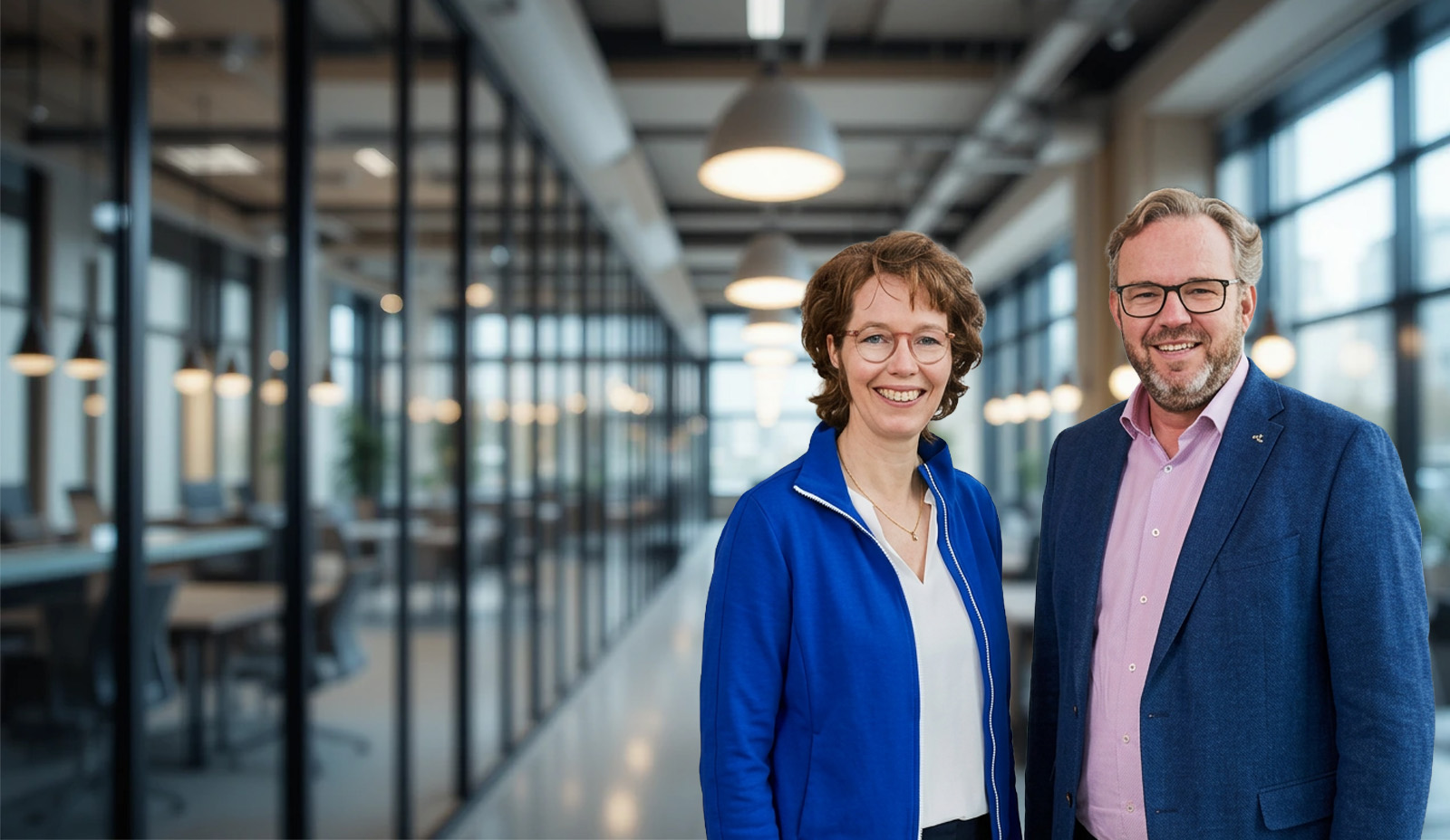 Henry en Ria in de ruimte